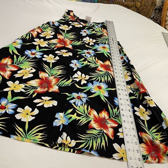 Mango Moon Floral Hawaiian Dress Size Medium - Picture 2 of 5
